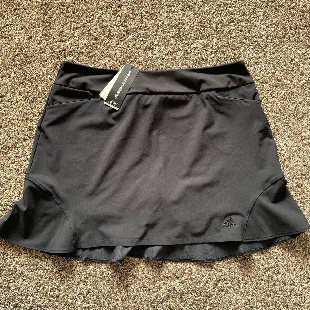 NWT Adidas black golf skort women’s size XL
